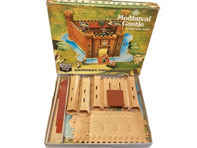 Lot 1921 - Cherilea Toys Mediaeval Castle (No Figures), boxed, plus Mettoy Walkie Talkie (not tested), boxed (2)