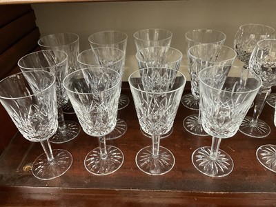 Lot 322 - Extensive collection of Waterford crystal Lismore pattern tablewares