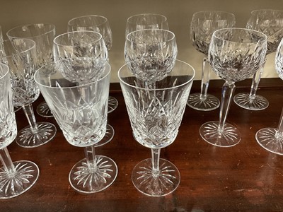 Lot 322 - Extensive collection of Waterford crystal Lismore pattern tablewares