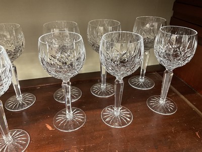 Lot 322 - Extensive collection of Waterford crystal Lismore pattern tablewares