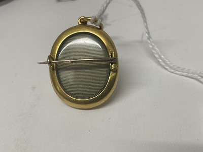 Lot 508 - Victorian gold diamond pearl and turquoise locket with flying insect and textured gold oak leaves