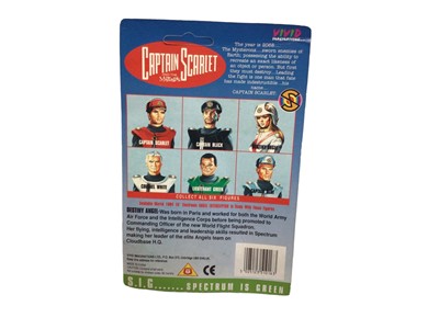 Lot 1933 - Imai  Captain Scarlet plastic models kits including Capatain Scarlet, Concerto Angel & Maximum Security Vehicle & Angel Interceptor,  Vivd Imaginations Captain Scarlett & the Mysterons Action Figur...