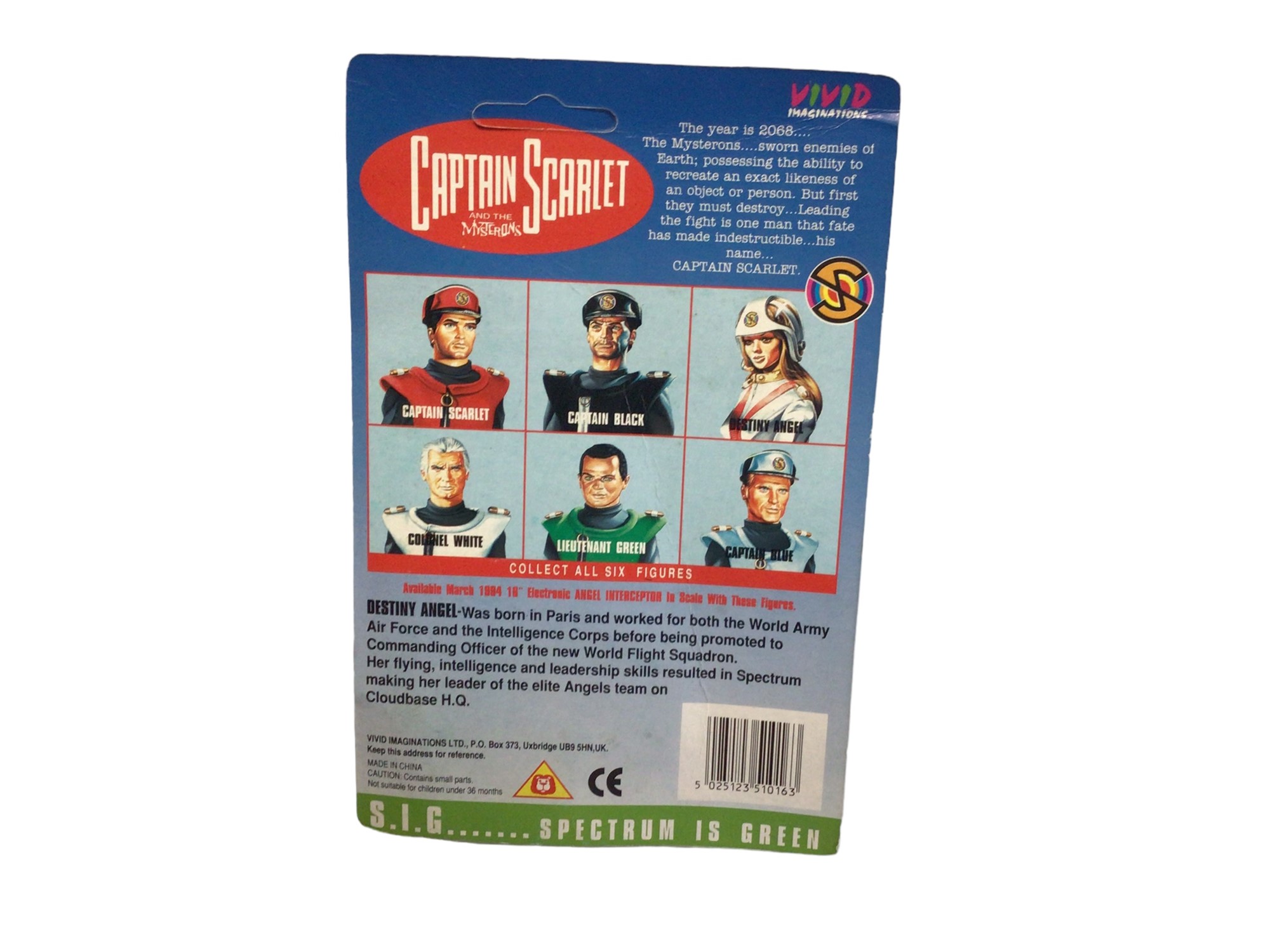 Lot 1933 - Imai Captain Scarlet plastic models kits