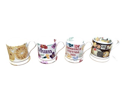 Lot 1165 - Collection of Emma Bridgewater novelty mugs