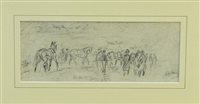 Lot 1367 - *Sir Alfred Munnings (1878 - 1959), pencil...