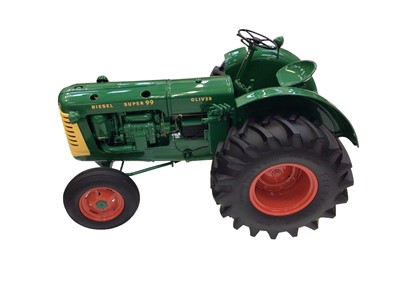 Lot 1943 - Franklin Mint The Oliver  Super 99 Tractor in original box.