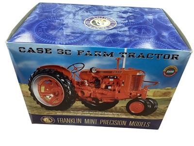 Lot 1944 - Franklin Mint scale 1:12 The Case SC Farm Tractor in original box.