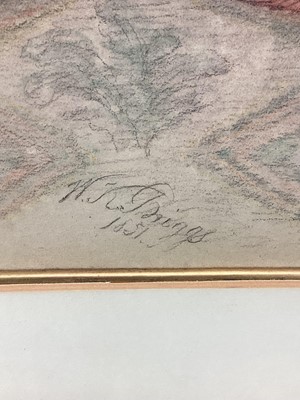Lot 159 - William Keighley Briggs (act 1849-1860) pastel portrait