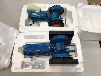 Lot 1950 - Universal Hobbies scale 1:16 Fordson Super Major Narrow Row Crop Version tractor plus Fordson Dexta 1958 tractor.