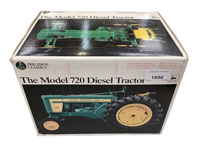 Lot 1956 - Precision Classic scale 1:16 Model 720 Diesel Tractor and 1953 Ford NAA Golden Jubilee tractor.