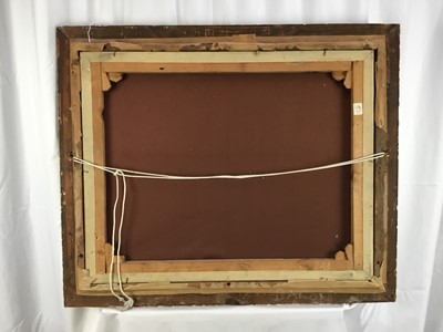 Lot 179 - Continental School, 19th century, pair of oils on canvas - Italian Lake Views, 50.5cm x 63.5cm, in gilt frames