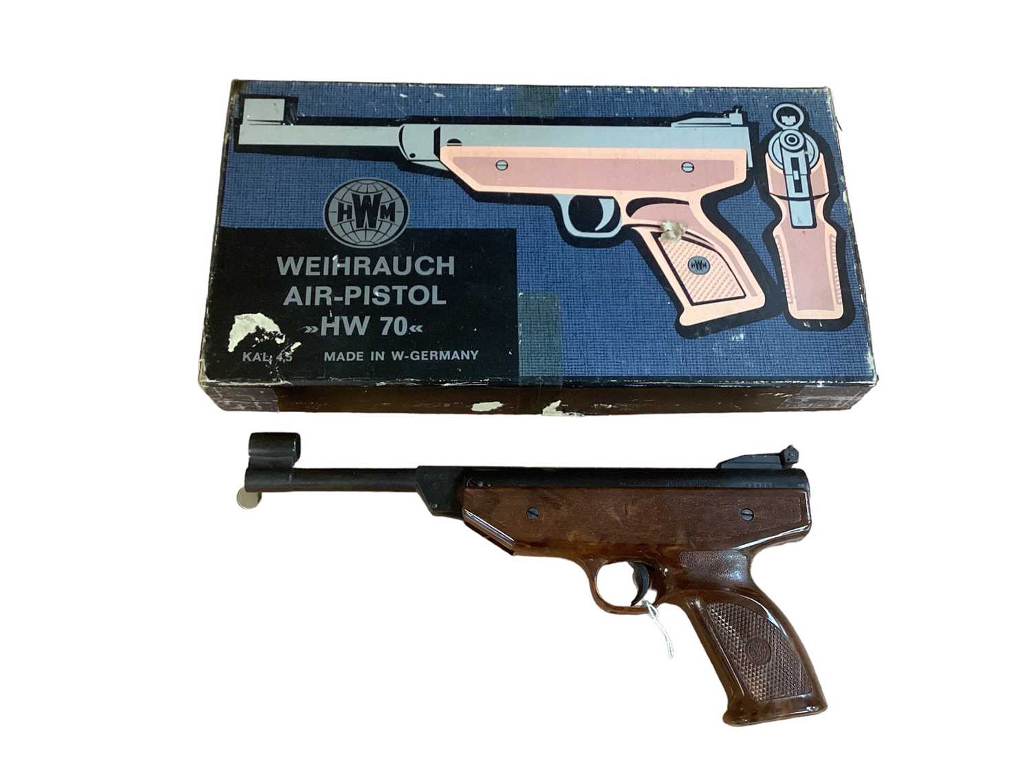 Lot 1008 - Weihrauch .177 Air-pistol In Box