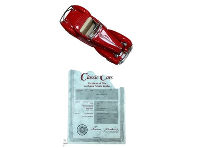 Lot 1941 - Franklin Mint models 1:24 scale 1936 Bugatti Atalante, 1954 Mercedes Benz 300 SL, 1932 Ford Convertible Sedan Bonnie & Clyde edition, 1934 Packard V12 Lebanon, 1936 Mercedes Benz 500K, 1936 Ford De...