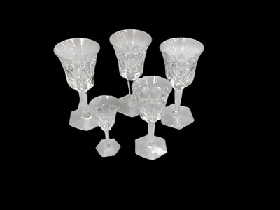 Lot 1186 - Moser glass table service - 30 pieces