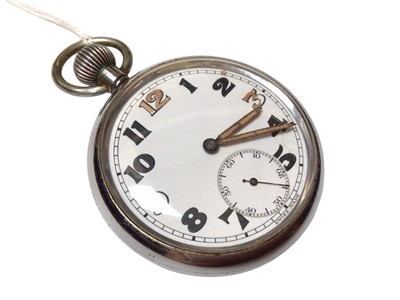 Lot 257 - Military G.S.T.P pocket watch