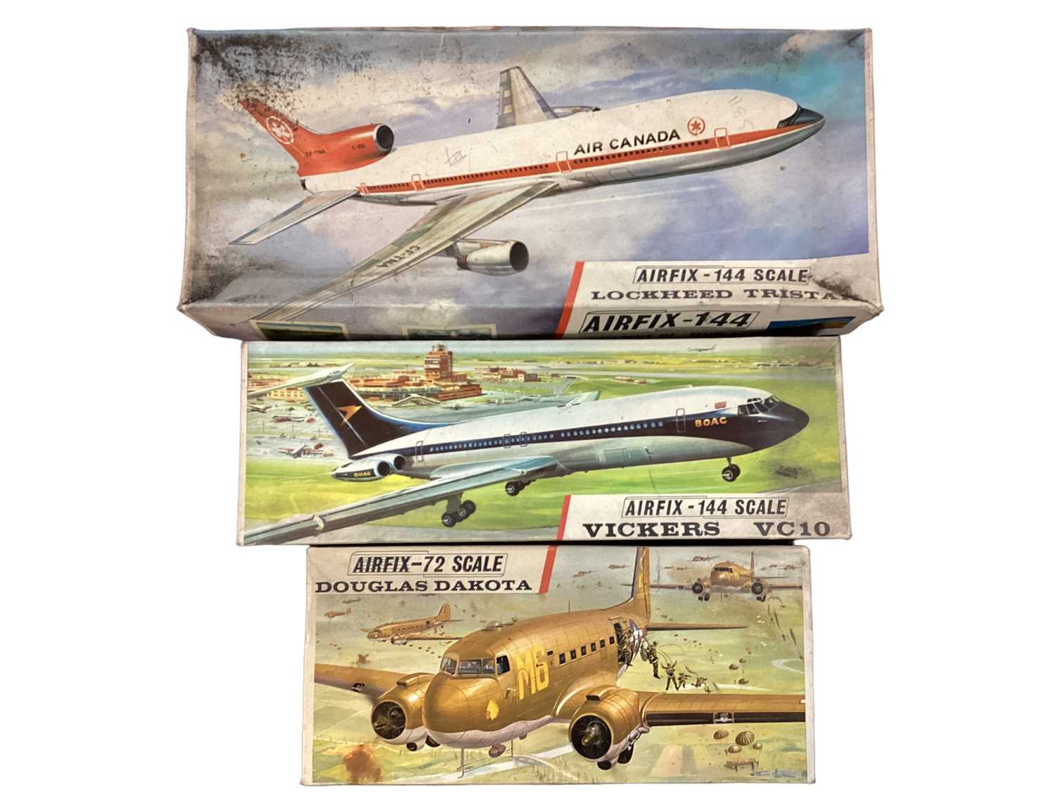 Lot 1996 - Airfix 1:144 & 1:72 Scale Civil Aviation