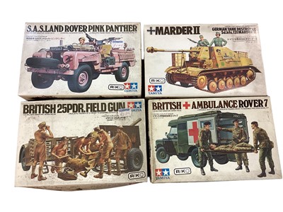 Lot 1990 - Tamiya Military model kits & miniatures (qty)