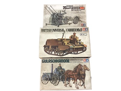 Lot 1990 - Tamiya Military model kits & miniatures (qty)