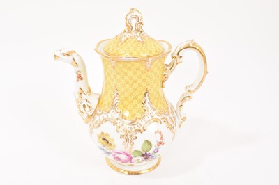 Lot 248 - Small Meissen coffee pot and cover