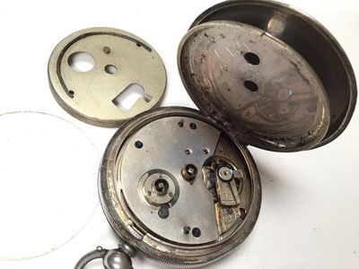 Lot 265 - Three Victorian and later silver pocket watches