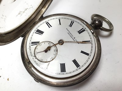 Lot 265 - Three Victorian and later silver pocket watches