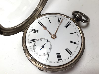 Lot 265 - Three Victorian and later silver pocket watches