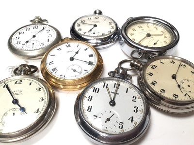 Lot 267 - Group of seven vintage pocket watches