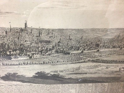 Lot 894 - The North-West prospect of Norwich by Samuel and Nathaniel Buck