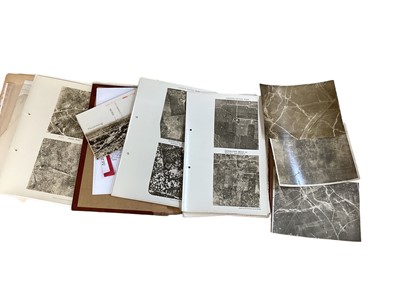 Lot 848 - Collection of original First World War reconnaissance photographs in albums and loose.