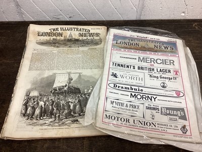 Lot 850 - Two boxes of assorted Boer War, First and Second World War ephemera to include magazines, pamphlets, together with a collection of 1920's era Canadian ephemera, cigarette card album and other items.