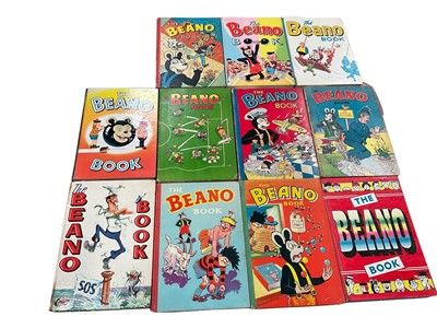 Lot 1755 - Early Beano books 1955-1965