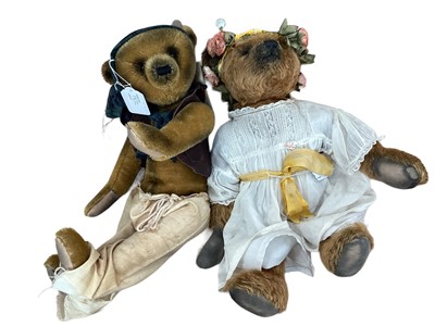 Lot 1972 - Two artists bears- Amy Goodridge Portabella Bear Co. Xena 1 of 1 and Olde Sea Dog McDoon by Angie Butcher (2)