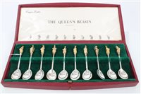 Lot 202 - The Queen's Beasts limited edition set of...