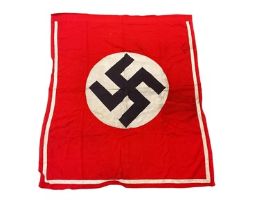 Lot 748 - 1930's Nazi German Civic Swastika banner, 92 x 79cm