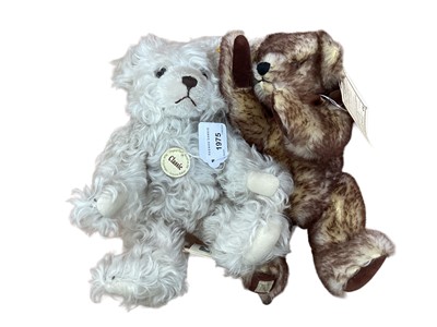 Lot 1975 - Steiff Classic Bear 005251 with labels, Shirley Latimer Crafty Bear 'Lomand' 2 of 10 with labels and Deans Jimmy Bean 149 of 500 with labels.