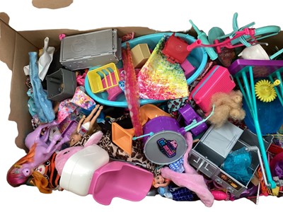 Lot 1976 - Large quantity of contemporary Barbie dolls and accessories including male dolls.