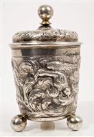 Lot 206 - Early 19th century Dutch Silverer cup and...