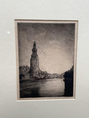 Lot 52 - Mortimer Menpes, set of five framed etchings