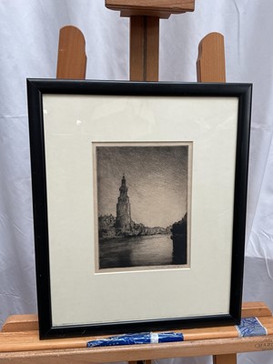 Lot 52 - Mortimer Menpes, set of five framed etchings