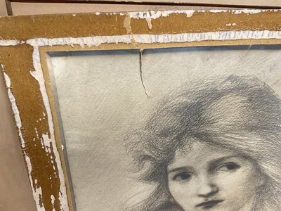 Lot 37 - Two prints after Burne-Jones, one with a Frederich Hollyer stamp