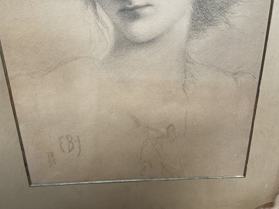 Lot 37 - Two prints after Burne-Jones, one with a Frederich Hollyer stamp