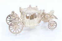 Lot 213 - Contemporary Silverer model of the Coronation...
