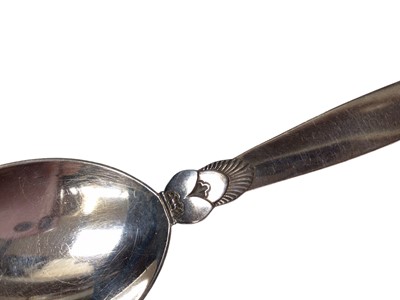 Lot 295 - Georg Jensen silver spoon