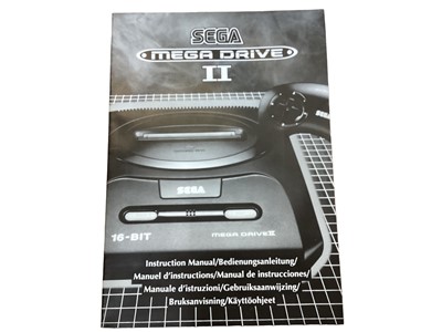 Lot 1983 - Boxed Sega Mega Drive II includes one controller and two games, Castle of Illusion starring Mickey Mouse and World of Illusion Starring Mickey Mouse and Donald Duck