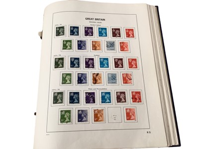 Lot 1461 - Stamps G.B. collection in Davo Album including surface printed, Lighthouse Album 1971-2000 (complete) mint issues, various commemorative & definitive full sheets plus others