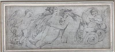 Lot 118 - John Berney Crome (1794-1842) pencil drawing, a mill on a river, signed and inscribed verso