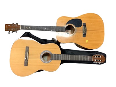 Lot 2233 - Five various acoustic guitars