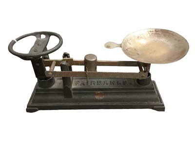 Lot 2616 - Collection of antique scales and weights