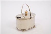 Lot 233 - Unusual Victorian Silverer plated spoon warmer...