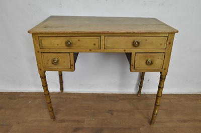 Lot 1245 - Regency painted dressing table